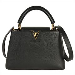 ルイヴィトン LOUIS VUITTON カプシーヌBB ハンドバッグ レザー M94755 ノワール ゴールド金具 RFID(ICチップ)内蔵【中古】