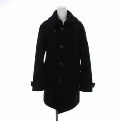 ビームス BEAMS FIDELITY コート ロング リブ襟 スリット S 黒 ブラック /RKのサムネイル