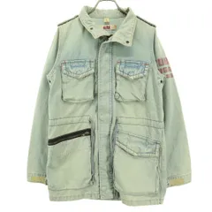 CUBE SUGAR キューブシュガー 長袖 デニムジャケット M ブルー系 メンズ 古着