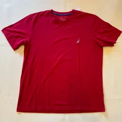 nautica　半袖　Tシャツ　無地　アメカジ　海外　ストリート　y2k　ノームコア　刺繡　【T-279】