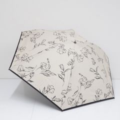 折りたたみ日傘 AURORA オーロラ（株） USED品  晴雨兼用 フラワー 軽量 遮光 耐水 撥水 UV 50cm FA9112