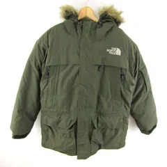 ザ・ノースフェイス ダウンジャケット ジャンパー ND01102 アウトドア アウター メンズ Mサイズ カーキ系 THE NORTH FACE 【中古】