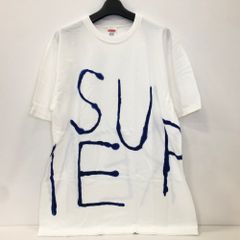 07w8074★ SUPREME シュプリーム 25SS Painted Tee ペイント 半袖Ｔシャツ 白 メンズ Lサイズ【中古品】