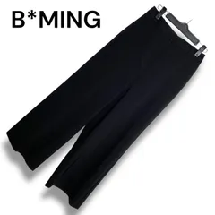 B*MING by BEAMS ビームス レディース ズボン ワイドパンツ 黒 ブラック Mサイズ 001462S