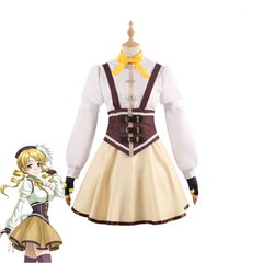 魔法少女まどか☆マギカ 巴マミ コスプレ衣装 巴マミ コスプレ衣装 仮装 ステージ服 舞台 ハロウィン クリスマス 全セット