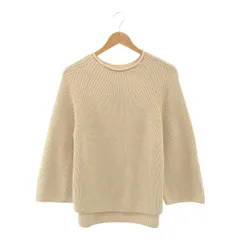 BATONER　バトナー　BN-23SL-003　SIGNATURE　BOTTLE　CREW　NECK　プルオーバーボトルクルーネックコットンセーター　ニット　サイズ1　ベージュのサムネイル