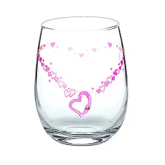 [シアーズ] Sears 色が変わる グラスタンブラー 誕生石カラー クリスタル 7月 ルビー