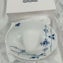未使用　ロイヤルコペンハーゲン　ブルーパルメッテ オーバルボウル ペア 15cm　2枚組