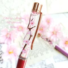 桜ハーバリウムボールペン 春 サクラ ギフト