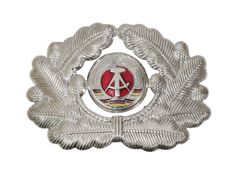 東ドイツ軍 キャップバッジ レプリカ シルバー 新品/塗装ミス/画像現品a