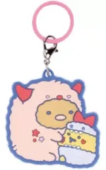 【中古】キーホルダー とんかつ＆えびふらいのしっぽ 「すみっコぐらし めじるしラバーチャーム」