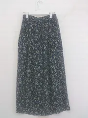 ◇ URBAN RESEARCH アーバンリサーチ ウエストゴム 総柄 スラックス パンツ サイズF ネイビー マルチ レディース P  【中古】 【1211180002602】