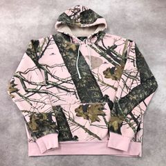 MOSSY OAK モッシーオーク 枯葉 ロゴ プリント リアルツリーカモ パーカー フーディ カモフラ柄 迷彩柄 総柄 ミリタリー 古着 USED Vintage ヴィンテージ
