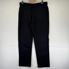 古着 ディッキーズ Dickies ワークパンツ 874 ストレート 長ズボン 作業着 チノパン ワンポイントロゴ w36 L34  ブラック メンズ