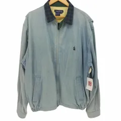 ノーティカ NAUTICA 90S 襟チェック デニム スイングトップ メンズ import：XL のサムネイル