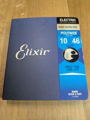 エリクサー　Elixir　エレキ弦　エレキギター ポリウェブ　nickel plated steel  10/46