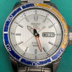 SEIKO セイコー5 スポーツ 4R36-00B0 自動巻き 白文字盤100M - メルカリ