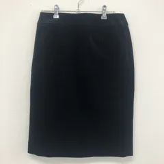 【NATURAL BEAUTY BASIC】ナチュラルビューティー　M　ブラック　黒　スカート　コットン　タイトスカート　オフィス　レディース