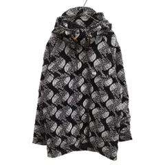 GUCCI (グッチ) ×THE NORTH FACE(ザ ノースフェイス) 21SS ロゴ総柄マウンテンパーカージャケットブルゾン マウンテンジャケット ブラック/ホワイト 648870 XAAB5のサムネイル