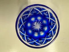 創作島津薩摩切子　色被せガラスオリジナル酒杯