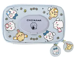 【中古】ティッシュケース・ティッシュカバー ちいかわ＆ハチワレ＆うさぎ(ティッシュ) マルチティッシュポーチ 「ちいかわ なんか小さくてかわいいやつ×しまむら」のサムネイル
