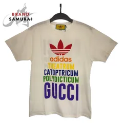 新品未使用 GUCCI グッチ GUCCI × adidas サイズXS マルチカラー コットン 717422XJEXJ9095 トップス ロゴプリント 男女兼用 405487【中古】のサムネイル