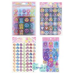 サンスター文具 キミとアイドルプリキュア♪ シール4種セット (NEW!!スペシャルよくできましたシール よくできましたシール やったね！シール トリプルボリュームシール)   KIPS4 816