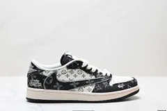 Travis Scott x Air Jordan 1AJ1 リバースフック Travis Scott x Air Jordan 1 ” Reverse Mocha -WTO輸入2
