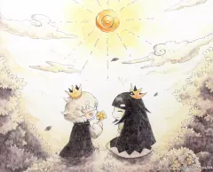 【中古】セル画・原画 嘘つき姫と盲目王子 キャンバスアート