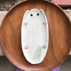 小堤晶子 さん 猫のお皿 - メルカリ
