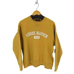 エディーバウアー Eddie Bauer 90-00S ロゴ刺繍 クルーネックスウェット メンズ import：M 