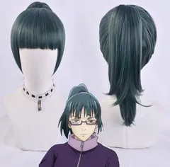 Amazon.co.jp: 呪術廻戦 禪院真希 コスプレ ウィッグ 学園祭 文化祭 仮装 変装 ウイッグネット付き コスプレ用小物コスプレ かつら  (禪院真希) : ホビー