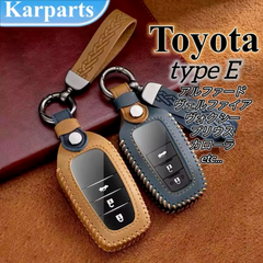 キーケース メンズ レディース 車 スマートキーケース トヨタ タイプE アルファード ヴェルファイア RAV4 アクア SAI ヴォクシー カローラ クラウン グランエース シエンタ  ハイラックス ハリアー プリウス ランドクルーザー スポーツ ツーリング