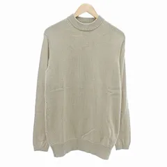 ノンネイティブ nonnative STUDENT MOCK SWEATER スチューデント モック セーター ニット 長袖 ボトルネック 2 L ベージュ NN-K3008 /ZK 0829のサムネイル