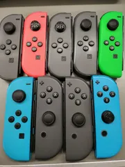 【ジャンクパーツ】Joy-con 9個セット 動作不良品【50-55】