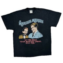 13037 Marilyn Manson Tシャツ 両面プリント XL - メルカリ