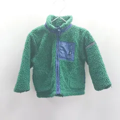 ◇ ⊇ green label relaxing グリーンレーベルリラクシング 子供服 ボア 長袖 ジャケット サイズ105 グリーン 男の子 E  【1503310004106】