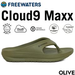 サンダル アウトドアサンダル リカバリーサンダル ビーチサンダル トングサンダル freewaters フリーウォータース Cloud9 Maxx MO-083 BLK 日本代理店正規品のサムネイル