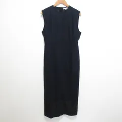 【美品】BLAMINK ブラミンク 23年 ノースリーブ　ロングワンピース BLAMINK(ブラミンク)のシルクバックタックノースリーブ