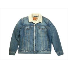リーバイス Gジャン 163650044 ボアジャン デニム シェルパトラッカージャケット TYPE 3 ライトブルー