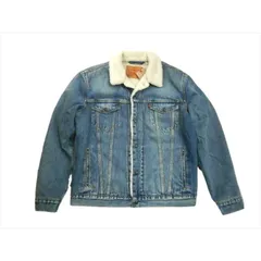 リーバイス Gジャン 163650044 ボアジャン デニム シェルパトラッカージャケット TYPE 3 ライトブルー