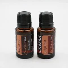 ドテラ　doTERRA 　グレープフルーツ&ティーツリー15ml 　新品未開封 新品未開封 ドテラ グレープフルーツ 15ml 2本セット 期限2029