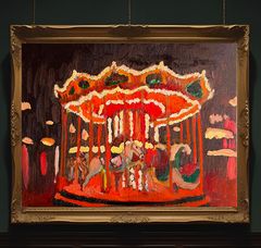 22×27㎝「画家の部屋」油彩・原画・F3 - メルカリ