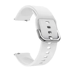 【数量限定】Watch ベルト バンド 交換用 シリコン製 Mi 6色 Quick Release バンド Sports(クイックリリースバンド）22mm 替えベルト For シャオミMIウォッチ 交換リストバンド(ホワイト)
