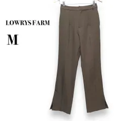 LOWRYS FARM ローリーズファーム 美脚シルエットスリットパンツ M