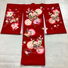 2回のみ使用♡ 正絹　着物　七五三 女の子　長襦袢付き 2回のみ使用♡ 正絹 着物 七五三 女の子 長襦袢付き 季節・年中行事
