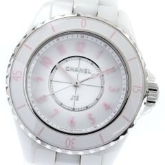 シャネル CHANEL H6755 J12 ピンク ブラッシュ 世界限定1200本 クォーツ レディース良品保証書付き_869166
