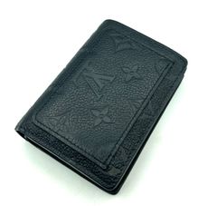 【鑑定済み】正規品 ルイヴィトン LOUIS VUITTON モノグラム アンプラント ポルトフォイユ･クレア ノワール M80151  コンパクト財布