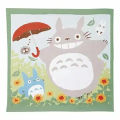 【新品・5営業日で発送】丸眞 ベビー用 湯上げタオル ジブリ となりのトトロ 90×90cm トトロと一緒に 綿100% 1085000200