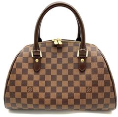 【鑑定済み】正規品 ルイヴィトン LOUIS VUITTON リベラMM ハンドバッグ バッグ PVCコーティングキャンバス ダミエ レディース ブラウン系 N41434 ☆